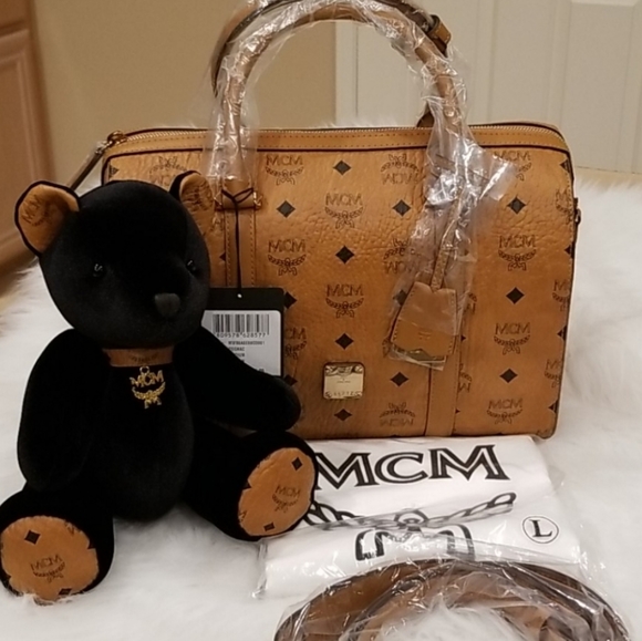 MCM Handbags - New MCM Boston Handbag